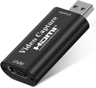 microware HDMI to USB 2.0 Video Capture Device for Live Streaming, Broadcasting, Media Streaming Device
