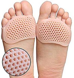 YUKI Silicone Gel Half Toe Sleeve Anti-Skid Forefoot Soft Pads for Pain Relief Foot Support