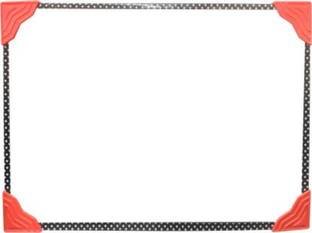 YAJNAS Non Magnetic 11 x 8 Inches Non Magnetic Double Sided White Board Small Slate and Chalk Board Small Slate, Both Side Writing Boards, one Side Whiteboard Marker and Reverse Side Chalk Surface - Pack of 01 Whiteboards