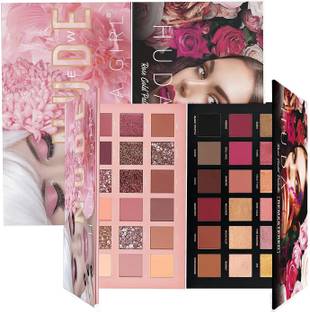 Sh.Huda Girl Beauty Rose Gold Remastered Edition+Nude Edition Eyeshadow Makeup Palette 36 g