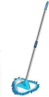 GVJ TRADERS 180 Rotatable Triangle Dust Mop For Flat Floor Home Cleaning With Flat Mop