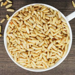 FreshoCartz Lebanon Pine Nuts Without Shell | Chilgoza | Chilgoja | Chilgoza Giri Dry Fruit | Chilgoze (Jumbo Size) Pine Nuts