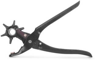 raj enterprises Punch Hole plier Hand Tool Metal revolving Heavy Duty Puncher/Punching Machine -for Leather Belts Punch Plier