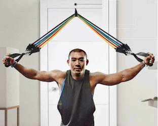 ActrovaX IXI®-144-FV-Rubber Bodybuilding Exercise Instruments Resistance Tube