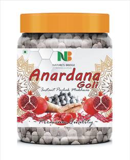 Nature's Bridge Yummy Digestive Anardana Goli (400 Gm Jar) Pomegranate Candy Anar Candy