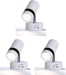 D'Mak 6 Watt Warm White(Yellow) Led Wall Light for Focusing Wall or Photo Frame Track Light Ceiling Lamp