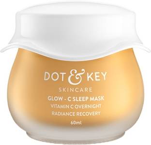 Dot & Key Vitamin C Gel Sleeping Mask for glowing skin, reduces dark spot pigmentation