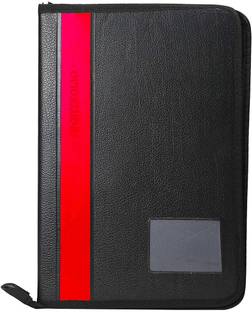 ZesTale PU Leather Light Weight File Folder/Document Holder(20 Leaves)