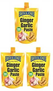 smith and jones GINGER GARLIC PASTE PACK OF 3 (200G X 3)
