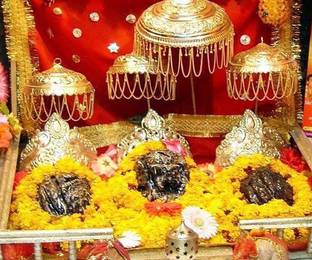 Maa Vaishno Devi-wallpaper-HD-Pindi Darshan poster on fine art paper 13x19 Fine Art Print