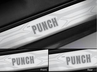 Galio Car Footsteps/Sill Guard Stainless Steel Scuff Plate for Punch - Door Sill Plate