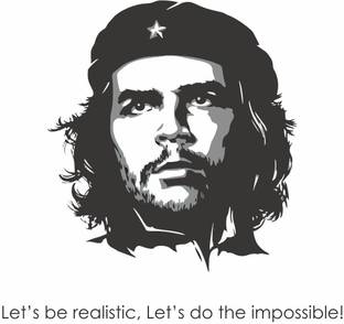 Wallzone Che Guevara Motivational Quotes Stickers Large Vinyl Wallsticker