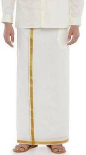 UnityEcom Men's Pure Cotton Lungi For Men Comfort Attractive and Traditional For Men Solid Men Dhoti
