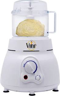 VINR Plastic Electric Atta Kneader Dough Maker/Citrus Juicer/Vegetable Chopper/Whipper/Whipping Cream/Eggs for Kitchen Plastic Vertical Dough Maker