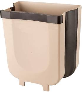 Harvic Kitchen Cabinet Door Hanging Trash Can Collapsible Dust Bin Room Car Waste Box Silicone Dustbin