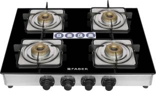 FABER Supreme Plus C 4BB AI Glass Automatic Gas Stove