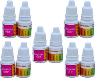 bioway 5 SET OF PH & ORP TESTING SOLUTION KIT LIQUID DROPS FOR TESTING RO/ANY WATER BY SELF FOR PERSONAL HOME USE OR LAB/LABORATORY USE Ph Test Strip