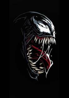 Venom Marvel Spiderman Venom Venom Art Matte Finish Poster Paper Print