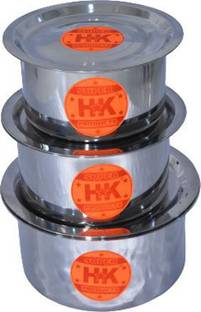 Super HK with Lid 4 L, 6 L, 8 L capacity 21.6 cm, 24.15 cm, 26.7 cm diameter