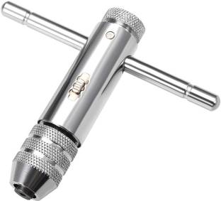 uptodatetools Adjustable T-Handle Ratchet Tap Wrench Kit M3-M8 Single Sided Rachet Wrench