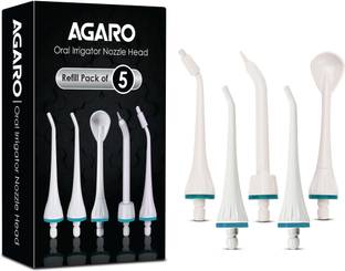 AGARO Oral Irrigator Nozzle Tip Ultra & Ultra Plus 5Pcs
