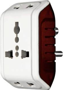 KAVANA 1Pcs Traveller Multiplug Electrical Socket Adapter Socket Connector 6A Socket Connector Three Pin Plug