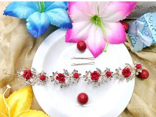 trusetedwell Party Bridal Fancy Hair Clip Headband Hair Accessories Bun Clip