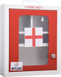 Spylock HEAVY METAL FIRST AID BOX First Aid Kit Box/Emergency Medical Box First Aid Box for Home , School , Office/Wall Mount First Aid Kit