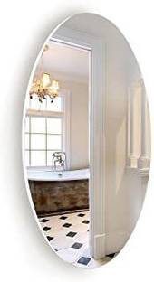 Rworld No drill , No screw , Easy stick , Long Bathroom Mirror