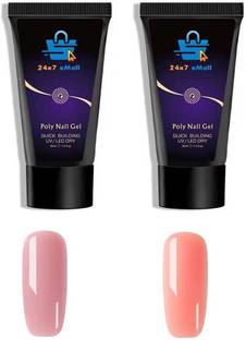 24x7eMall 24x7 eMall 2 Pcs Nail Poly Gel UV Nail Gel Acrylic Nail