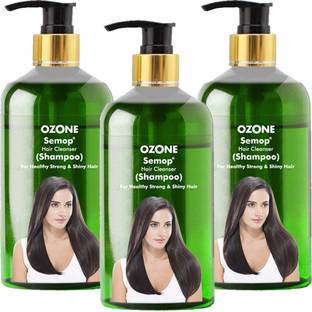 OZONE Semop Hair Cleanser Shampoo 300 Ml | Anti Hair Fall | Anti Dandruff - Pack of 3