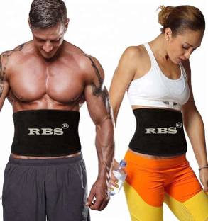 RBS New (Free Size) Sweat Belt for Fat Loss, Weight Loss and Tummy Trimming Exercise Back / Lumbar Support