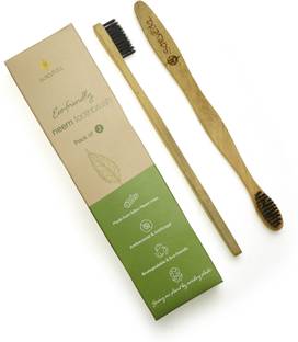Sarveda Eco-Friendly Neem Wood Soft Toothbrush