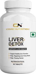 CORE NUTRITION Liver Detox Tablets 60 Capsules for Liver Problems