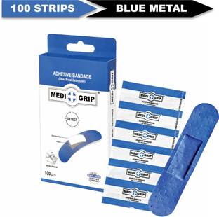 Medigrip Blue, Metal Detectable Adhesive Band Aid
