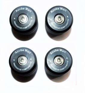 acube mart 4 Pieces Front and Rear Fork Wheels Frame Slider Ball Crash Protectors AM Bike Crash Guard