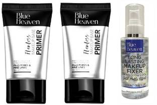 BLUE HEAVEN 2 PRIMER + 1 MAKEUP FIXER (COMBO PACK OF 3) Primer  - 92 g