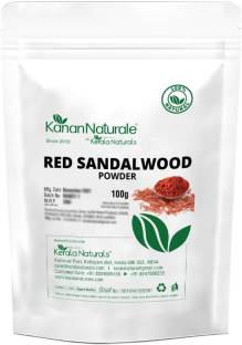 Kerala Naturals Red Sandalwood Powder 200gm - Raktha Chandan (100gm x 2 Packs)