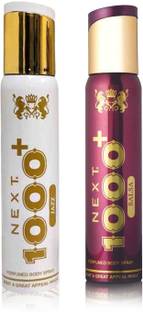 NEXT Pack of 2 Deodorants Salsa and Jazz for men and women Deodorant Spray  -  For Men & Women