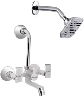 Prestige Qubix Wall Mixer With Shower Head Grand Faucet Set