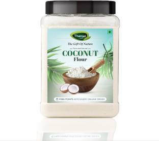 THANJAI NATURAL Premium Quality Coconut Flour 500gm | High Fiber Ultra Low Carb | Fiber Rich |