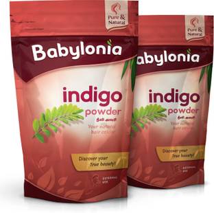 Babylonia Indigo Neeli Avuri Powder - 100g for Black Hair Colour (Pack of 2)
