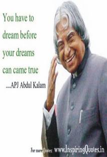 Art Galaxy APJ Abdul Kalam Quotes Paper Print