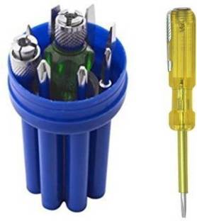 ANIKH 8 PSC SCREW DRIVER SET WITH TESTER Screwdriver Bit Set