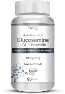Vokin Biotech Glucosamine HCL + Boswellia - Support Joint Health - 250mg