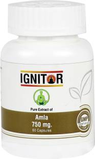 IGNITOR Amla Ayurvedic Immunity Booster Capsule 750 mg (Pack of 1)