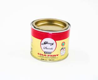 1001 HIGH QUALITY GOLD PAINT DUAL PACK (POWDER & MEDIUM SEPARATE) WITH SMOOTH FINISH Golden Enamel Wall Paint