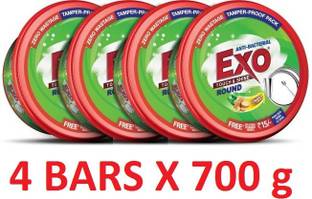 Exo Touch & Shine Round Dishwash Bar (4 X 700 g) Dishwash Bar