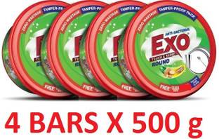 Exo Touch & Shine Round Dishwash Bar (4 X 500 g) Dishwash Bar