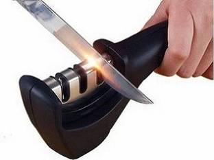 umravatiya Manual Kitchen Knife Sharpener, 3 Stage Sharpening Tool for Steel Knives Knife Sharpening Stone